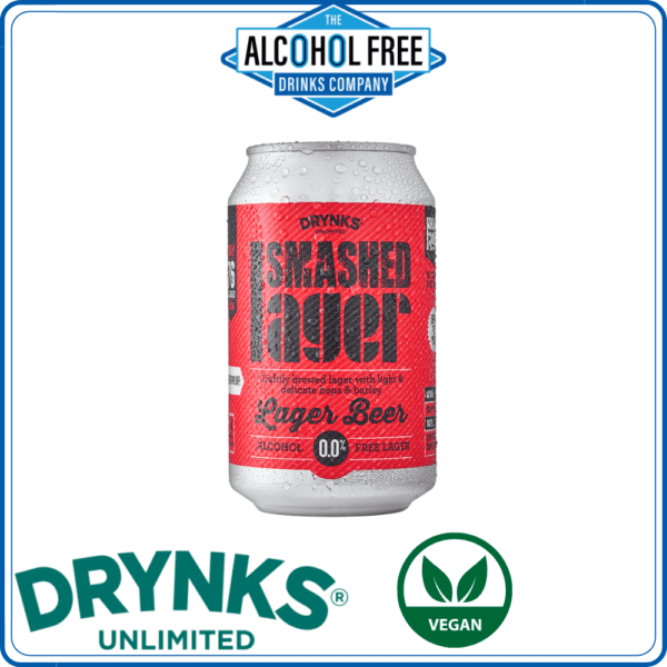 Smashed Lager Can