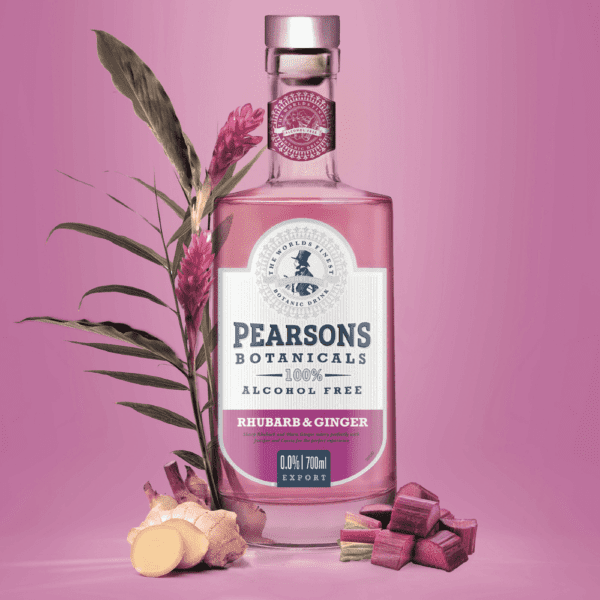 Pearsons Botanicals - Rhubarb & Ginger Gin alternative - Image 3