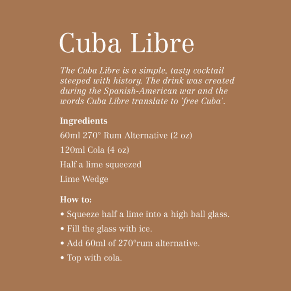 270 Degrees North - Dark Caribbean, Rum Alternative - Image 2