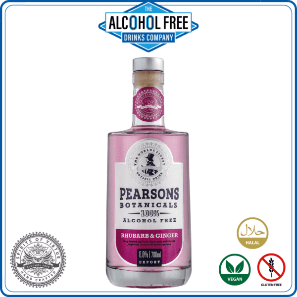 Pearsons Botanicals - Rhubarb & Ginger Gin alternative