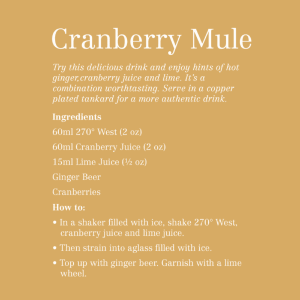 270 Degrees West - Spiced Caribbean, 100% Rum Alternative, - Image 2