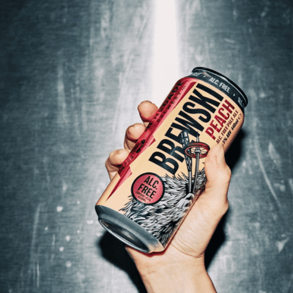 Brewski Alcohol Free Peach Pale Ale - Image 2