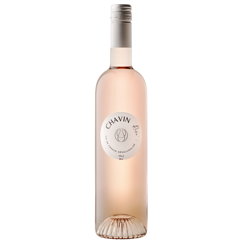 Alcohol Free Rose Wine Best Quality Rose Wine CHAVIN ZERO Rosé - Vin De France désalcoolisé - 750ml